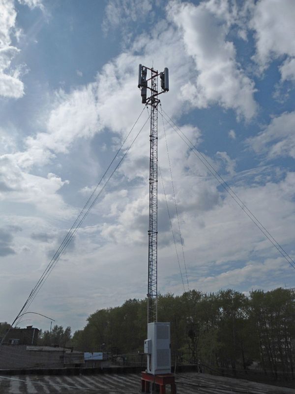 Установка трех и четырехгранных мачт высотой от 12 м и выше в интересах оператора сотовой связи